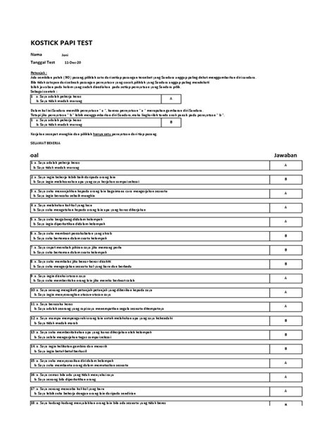 test papi|test papi gratuit pdf.